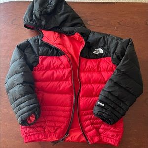 The Northface Youth Boys Reversible Puffer Winter Coat
